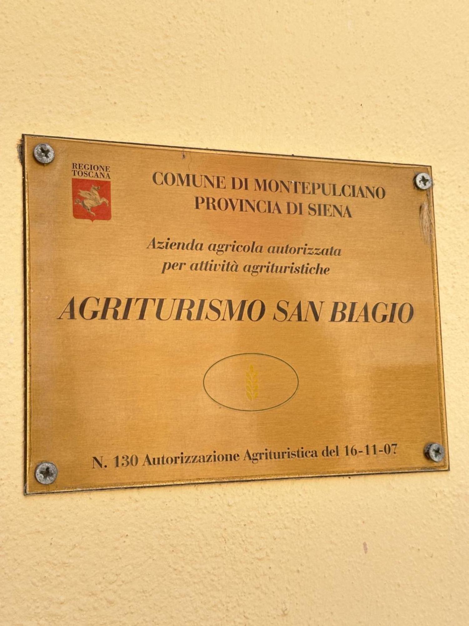 Montepulciano Stazione Agriturismo San Biagioヴィラ エクステリア 写真